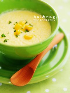 とうもろこしの冷製スープ-レシピのメイン写真