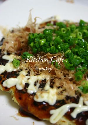 タコとチーズで山芋入りお好み焼き-レシピのメイン写真