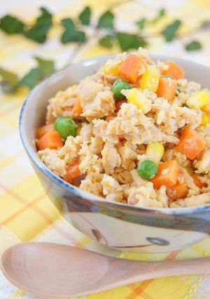 カラフル☆ツナたまそぼろ丼-レシピのメイン写真
