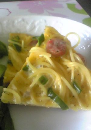 超簡単！パスタオムレツ-レシピのメイン写真