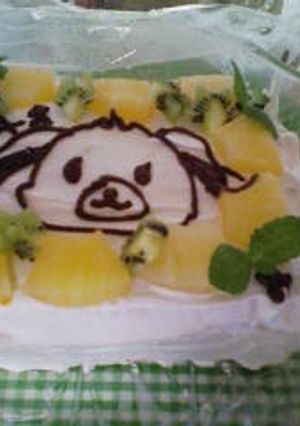 食パンｄeデコレーションケーキ♪-レシピのメイン写真