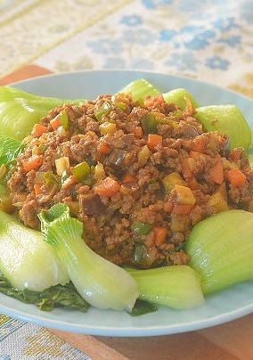 合いびき肉とコロコロ野菜のキーマカレー風-レシピのメイン写真