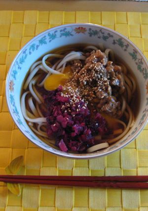 さっぱり！柴漬けと納豆の冷製麺-レシピのメイン写真