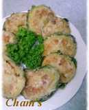サクッ!!れんこんの明太子シソはさみ揚げ