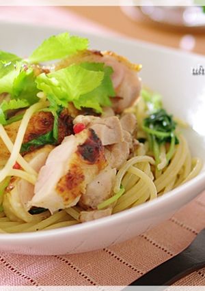 グリルチキンのパスタ ハーブ風味-レシピのメイン写真