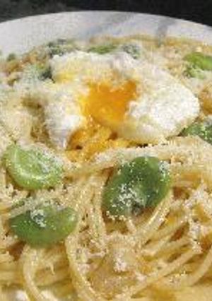 そらまめとチーズのパスタ-レシピのメイン写真