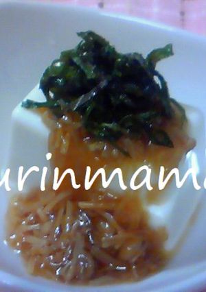 ☆なめたけ on the 豆腐☆-レシピのメイン写真