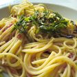 さっぱりおいしい☆梅バターの和風パスタ
