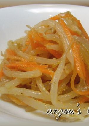 もやしとにんじんの簡単和え物-レシピのメイン写真