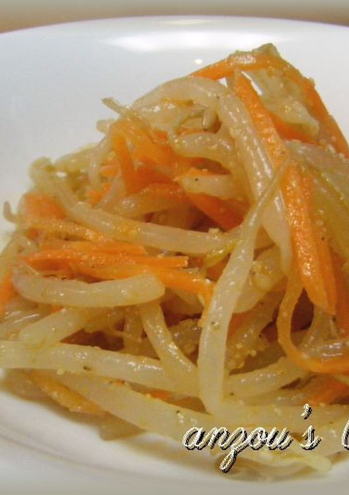 もやしとにんじんの簡単和え物-レシピのメイン写真