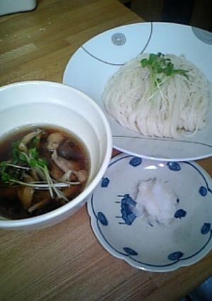 鶏肉のつけ汁そうめん-レシピのメイン写真