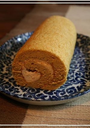 全粒粉入り☆きな粉のロールケーキ-レシピのメイン写真