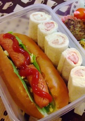 簡単！ホットドッグ風サンドイッチ❤-レシピのメイン写真