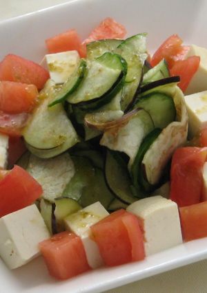 夏野菜と柚子ドレで簡単サラダ-レシピのメイン写真