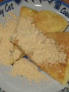 くずもちに大変身!?豆腐のパンケーキ♪-レシピのメイン写真