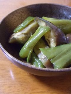 簡単おいしい☆なすとピーマンの揚げびたし-レシピのメイン写真