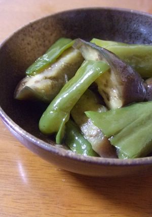 簡単おいしい☆なすとピーマンの揚げびたし-レシピのメイン写真