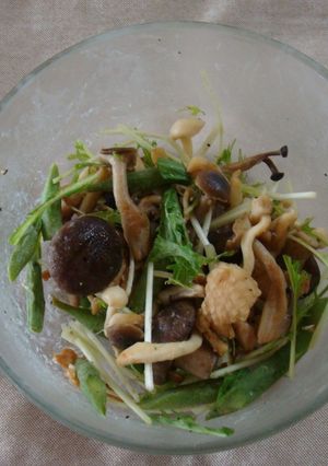 鶏皮＆きのこでカフェ風前菜-レシピのメイン写真