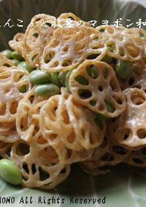 れんこんと枝豆のマヨポン酢和え-レシピのメイン写真