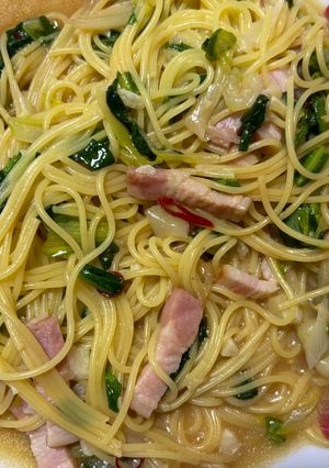 塩分2.3:ワンパン和風バター醤油パスタ-レシピのメイン写真
