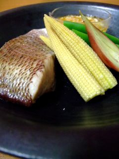 【旨】 鯛といんげんヤングコーンの塩煮-レシピのメイン写真