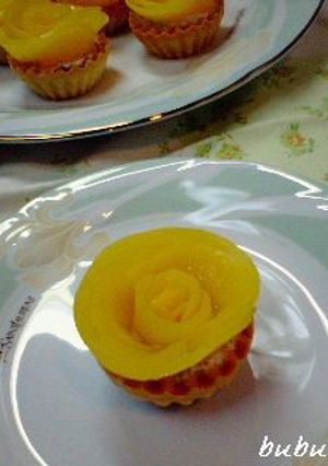 父の日に♪黄色いミニバラのヨーグルタルト-レシピのメイン写真