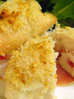 鶏むね肉の生ハムチーズ巻き-レシピのメイン写真