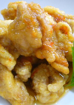 鶏のから揚げ☆オレンジ♪チリソース-レシピのメイン写真