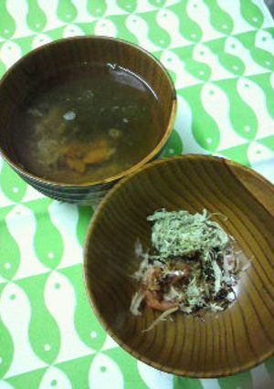 鍋も包丁も使わない！簡単お吸い物-レシピのメイン写真
