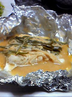 *白身魚のみそマヨホイル焼き*-レシピのメイン写真