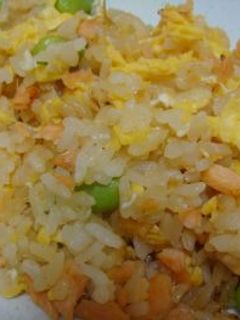 枝豆と鮭の炒飯-レシピのメイン写真