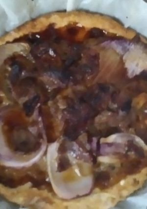 ラム肉と紫玉ねぎのピザ-レシピのメイン写真