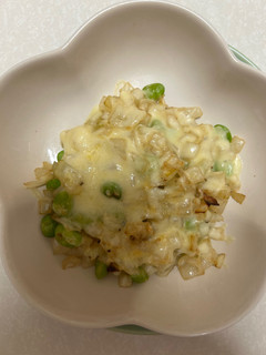 玉ねぎと枝豆のチーズ焼き-レシピのメイン写真