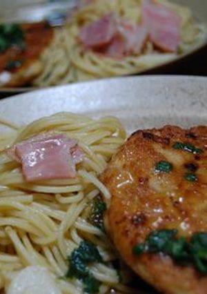 豆腐ハンバーグ∞大葉あんかけソース∞-レシピのメイン写真