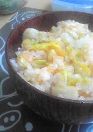 超簡単旨いキムチーご飯(朝ごはんに最適)-レシピのメイン写真