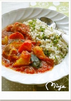 そば米でイタリアン！？チキンカチャトーラ-レシピのメイン写真