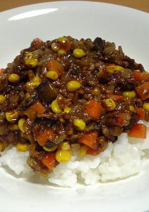 簡単！ルーで作るキーマカレー-レシピのメイン写真