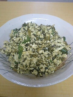 高菜炒り豆腐-レシピのメイン写真