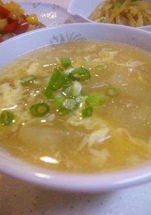 やけど注意♡冬瓜た～っぷりのスープ-レシピのメイン写真