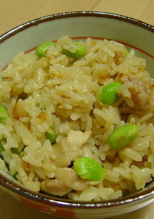 鶏肉と枝豆の混ぜごはん-レシピのメイン写真