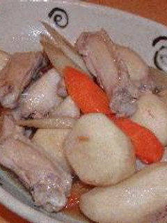 手羽先と根野菜の煮物-レシピのメイン写真