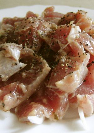 炙りマグロのカルパッチョ-レシピのメイン写真