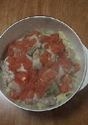 鶏肉とキャベツのトマト煮-レシピのメイン写真