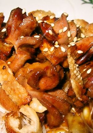 砂肝と鶏皮のピリ辛炒め-レシピのメイン写真