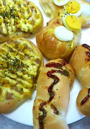 いろいろ惣菜パン★パン屋さん風～♪-レシピのメイン写真