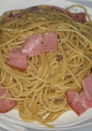 ベーコンとニンニク醤油で　簡単和風パスタ-レシピのメイン写真
