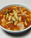 白いんげん豆の簡単おいしいトマトスープ