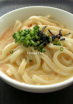 かまたま明太子（たらこ）うどん-レシピのメイン写真