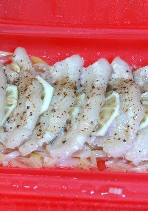 ルクエで簡単！豚バラ肉のレモン蒸し-レシピのメイン写真