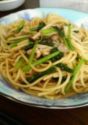 オリーブオイル　ＤＥ　和風パスタ-レシピのメイン写真